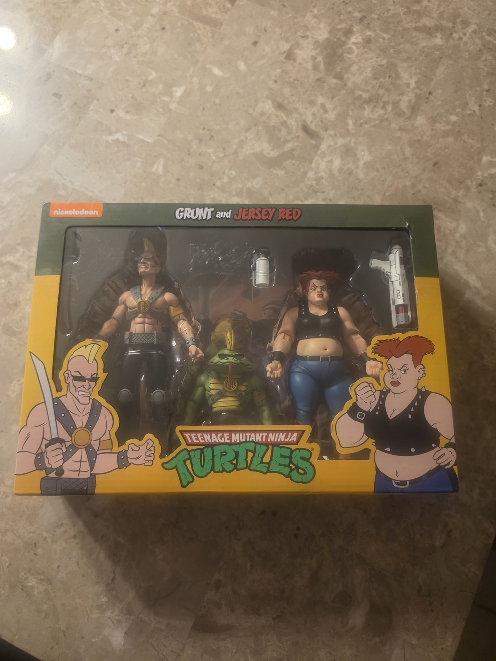 NECA Teenage Mutant Ninja Turtles Grunt And Jersey Red 2 Pack NEW